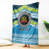 Personalised Tonga Lavengamalie College Blanket Polynesian Ngatu Tribal