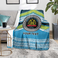 Personalised Tonga Lavengamalie College Blanket Polynesian Ngatu Tribal