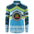 Personalised Tonga Lavengamalie College Button Sweatshirt Polynesian Ngatu Tribal