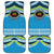 Personalised Tonga Lavengamalie College Car Mats Polynesian Ngatu Tribal