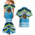 Personalised Tonga Lavengamalie College Couples Matching Mermaid Dress and Hawaiian Shirt Polynesian Ngatu Tribal