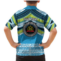 Personalised Tonga Lavengamalie College Family Matching Mermaid Dress and Hawaiian Shirt Polynesian Ngatu Tribal