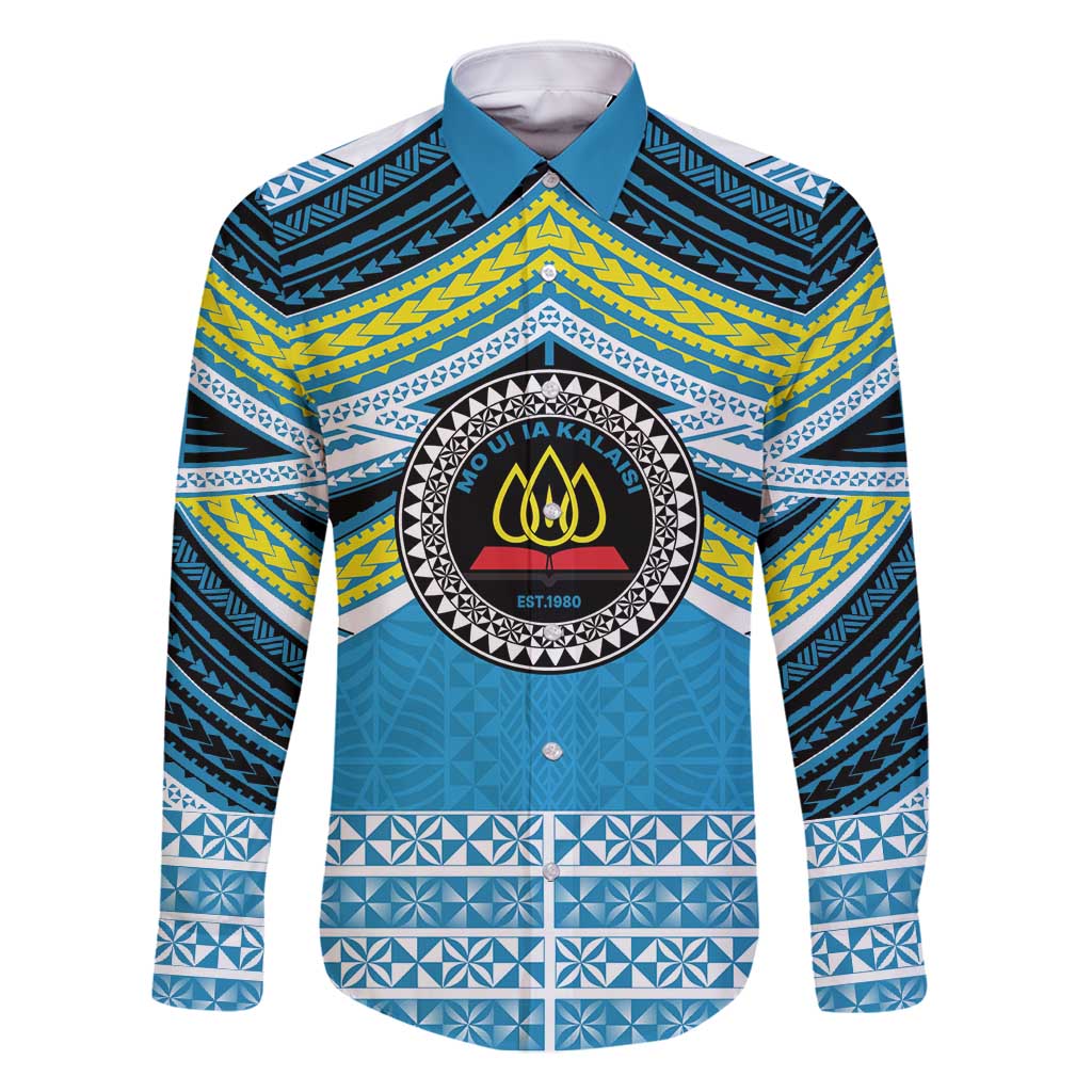 Personalised Tonga Lavengamalie College Family Matching Mermaid Dress and Hawaiian Shirt Polynesian Ngatu Tribal