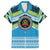 Personalised Tonga Lavengamalie College Family Matching Off Shoulder Short Dress and Hawaiian Shirt Polynesian Ngatu Tribal