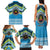 Personalised Tonga Lavengamalie College Family Matching Tank Maxi Dress and Hawaiian Shirt Polynesian Ngatu Tribal