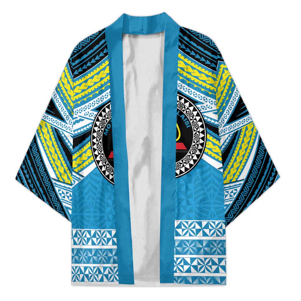 Personalised Tonga Lavengamalie College Kimono Polynesian Ngatu Tribal - Polynesian Pride
