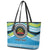 Personalised Tonga Lavengamalie College Leather Tote Bag Polynesian Ngatu Tribal
