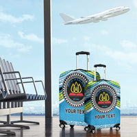 Personalised Tonga Lavengamalie College Luggage Cover Polynesian Ngatu Tribal LT9 - Polynesian Pride
