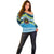Personalised Tonga Lavengamalie College Off Shoulder Sweater Polynesian Ngatu Tribal