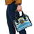 Personalised Tonga Lavengamalie College Shoulder Handbag Polynesian Ngatu Tribal