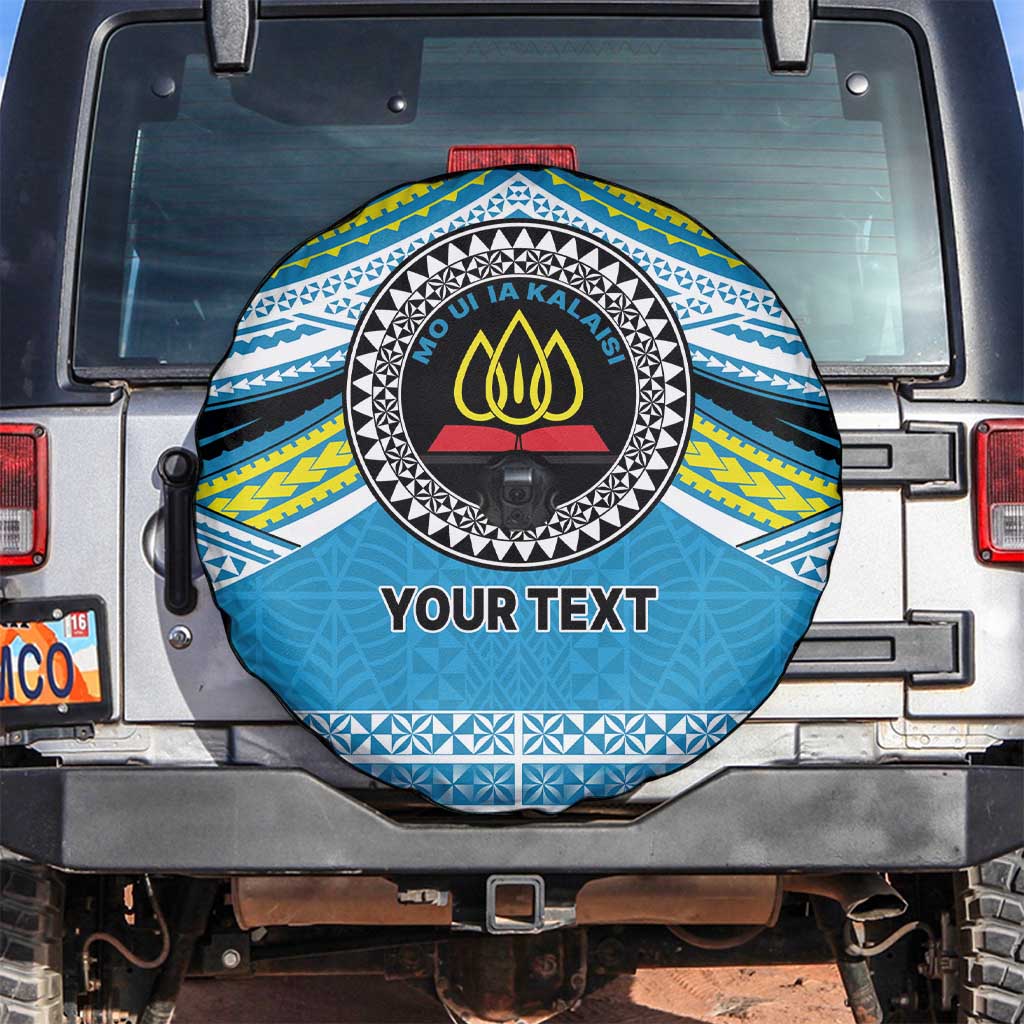 Personalised Tonga Lavengamalie College Spare Tire Cover Polynesian Ngatu Tribal