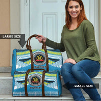 Personalised Tonga Lavengamalie College Travel Bag Polynesian Ngatu Tribal - Polynesian Pride