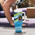 Personalised Tonga Lavengamalie College Tumbler With Handle Polynesian Ngatu Tribal