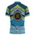 Personalised Tonga Lavengamalie College Zipper Polo Shirt Polynesian Ngatu Tribal - Polynesian Pride