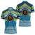 Personalised Tonga Lavengamalie College Zipper Polo Shirt Polynesian Ngatu Tribal - Polynesian Pride