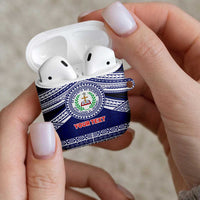 Personalised Tonga Sia'atoutai Theological College AirPods Case Polynesian Ngatu Tribal - Polynesian Pride