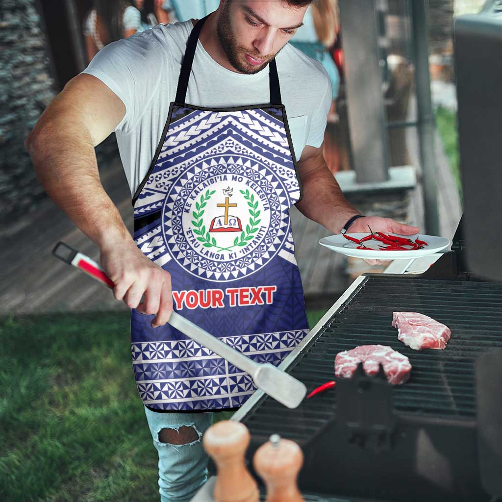 Personalised Tonga Sia'atoutai Theological College Apron Polynesian Ngatu Tribal - Polynesian Pride
