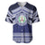 Personalised Tonga Sia'atoutai Theological College Baseball Jersey Polynesian Ngatu Tribal