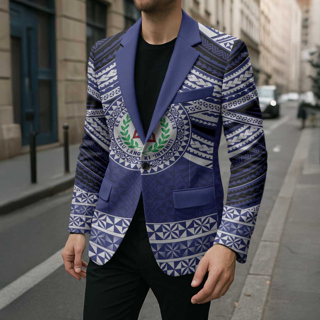 Personalised Tonga Sia'atoutai Theological College Blazer Polynesian Ngatu Tribal - Polynesian Pride