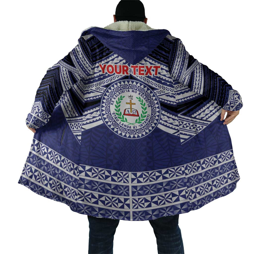 Personalised Tonga Sia'atoutai Theological College Cloak Polynesian Ngatu Tribal - Polynesian Pride