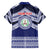 Personalised Tonga Sia'atoutai Theological College Family Matching Off The Shoulder Long Sleeve Dress and Hawaiian Shirt Polynesian Ngatu Tribal
