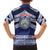 Personalised Tonga Sia'atoutai Theological College Family Matching Off Shoulder Short Dress and Hawaiian Shirt Polynesian Ngatu Tribal