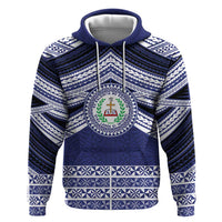 Personalised Tonga Sia'atoutai Theological College Hoodie Polynesian Ngatu Tribal