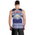Personalised Tonga Sia'atoutai Theological College Men Tank Top Polynesian Ngatu Tribal