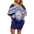 Personalised Tonga Sia'atoutai Theological College Off Shoulder Short Dress Polynesian Ngatu Tribal