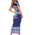 Personalised Tonga Sia'atoutai Theological College Short Sleeve Bodycon Dress Polynesian Ngatu Tribal