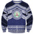 Personalised Tonga Sia'atoutai Theological College Sweatshirt Polynesian Ngatu Tribal