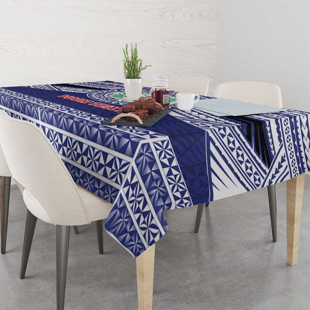 Personalised Tonga Sia'atoutai Theological College Tablecloth Polynesian Ngatu Tribal