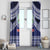 Personalised Tonga Sia'atoutai Theological College Window Curtain Polynesian Ngatu Tribal