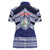 Personalised Tonga Sia'atoutai Theological College Women Polo Shirt Polynesian Ngatu Tribal