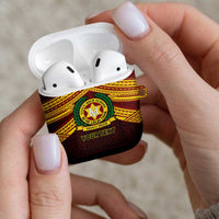 Personalised Tonga Vava'u High School AirPods Case Polynesian Ngatu Tribal - Polynesian Pride