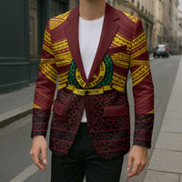 Personalised Tonga Vava'u High School Blazer Polynesian Ngatu Tribal - Polynesian Pride