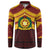 Personalised Tonga Vava'u High School Button Sweatshirt Polynesian Ngatu Tribal
