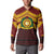 Personalised Tonga Vava'u High School Button Sweatshirt Polynesian Ngatu Tribal
