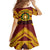 Personalised Tonga Vava'u High School Family Matching Off Shoulder Maxi Dress and Hawaiian Shirt Polynesian Ngatu Tribal
