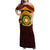 Personalised Tonga Vava'u High School Family Matching Off Shoulder Maxi Dress and Hawaiian Shirt Polynesian Ngatu Tribal