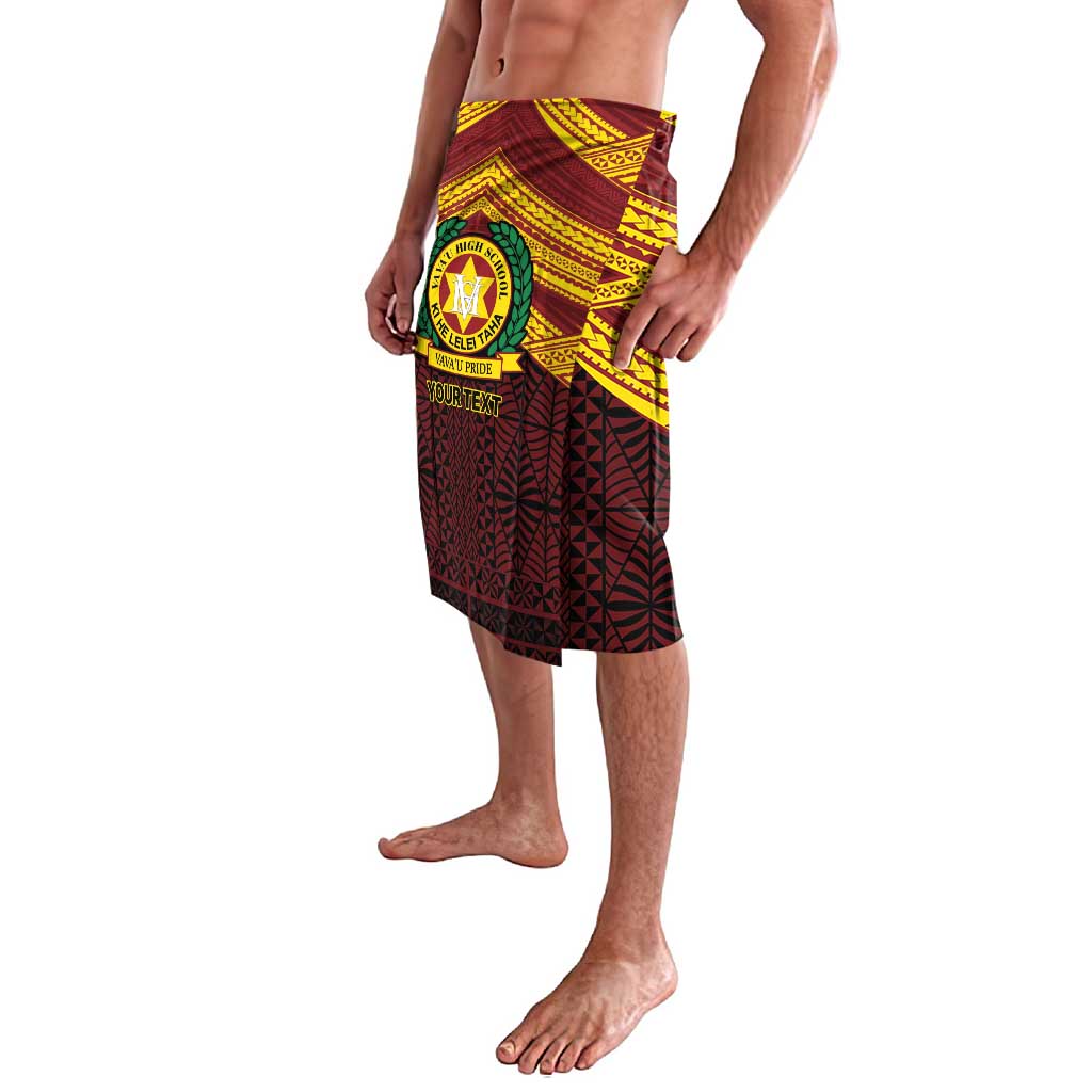 Personalised Tonga Vava'u High School Lavalava Polynesian Ngatu Tribal