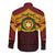 Personalised Tonga Vava'u High School Long Sleeve Button Shirt Polynesian Ngatu Tribal