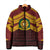 Personalised Tonga Vava'u High School Padded Jacket Polynesian Ngatu Tribal - Polynesian Pride