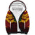 Personalised Tonga Vava'u High School Sherpa Hoodie Polynesian Ngatu Tribal