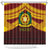 Personalised Tonga Vava'u High School Shower Curtain Polynesian Ngatu Tribal
