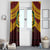 Personalised Tonga Vava'u High School Window Curtain Polynesian Ngatu Tribal