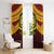 Personalised Tonga Vava'u High School Window Curtain Polynesian Ngatu Tribal