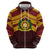 Personalised Tonga Vava'u High School Zip Hoodie Polynesian Ngatu Tribal