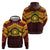 Personalised Tonga Vava'u High School Zip Hoodie Polynesian Ngatu Tribal