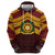 Personalised Tonga Vava'u High School Zip Hoodie Polynesian Ngatu Tribal
